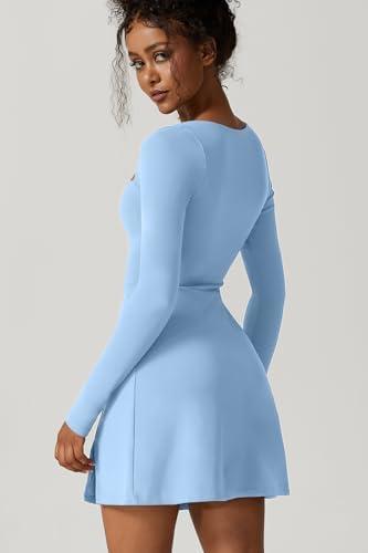 Review: QINSEN Square Neck Mini Dress - Stylish & Sexy Wardrobe Essential