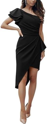 Review: BTFBM Women's Elegant One Shoulder Cocktail Dress