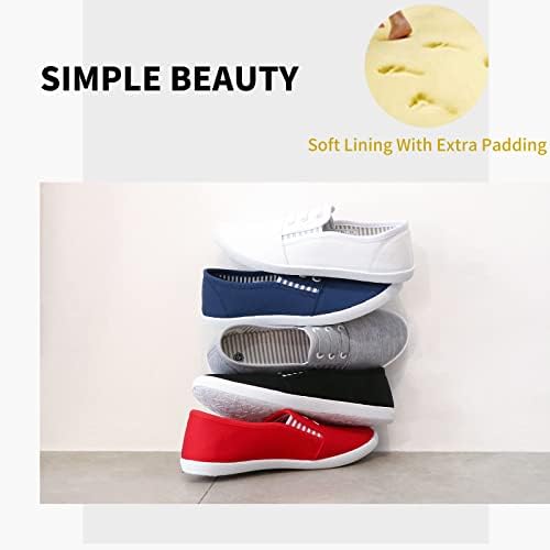 Step into Style: A Review of kufeiti Women's Canvas Slip On Sneakers
