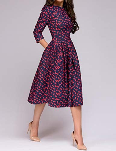 Vintage Elegance: Our ‌Review of Simple Flavor Women's Floral Midi Dress