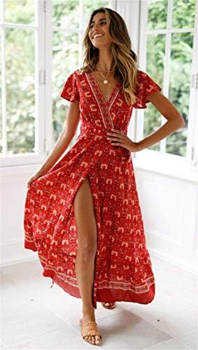 Floral Maxi ‌Dress‍ Review: ‍PRETTYGARDEN V Neck Wrap Style