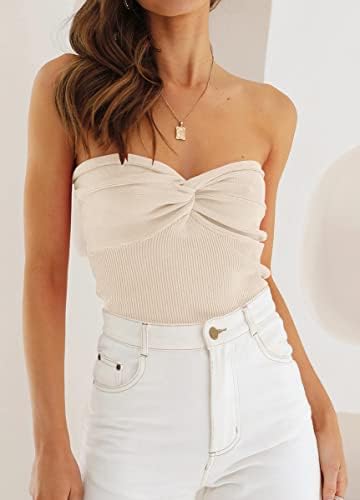 Review: EFAN Womens Twist Knot Tube Top - Y2K Chic for Summer