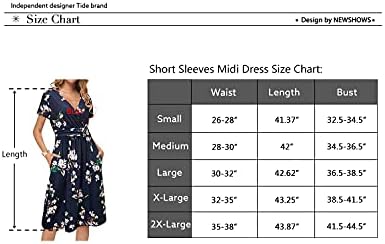 Breezy Summer Style: ‍Newshows Women's 2024 Floral Midi Dress Review