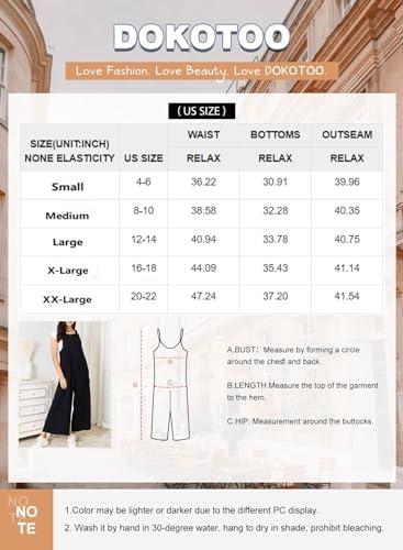 Rockin' Rompers: Our Review of Dokotoo Women's Sleeveless Jumpsuits