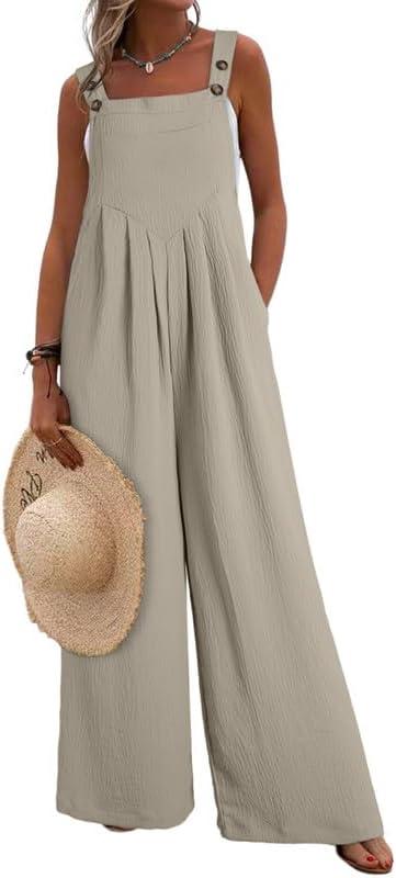 Rockin' Rompers: Our Review of Dokotoo Women's Sleeveless Jumpsuits
