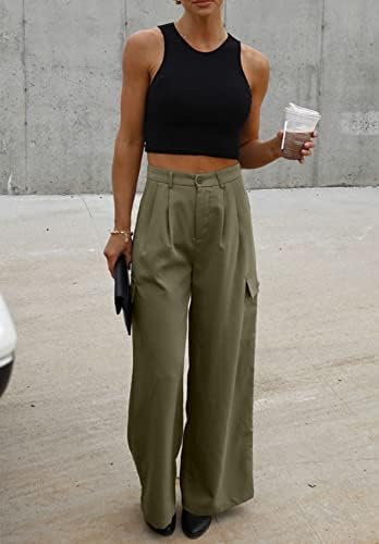 Review: Dokotoo Womens High Waisted Wide Leg Cargo Pants - Fashionable and Functional