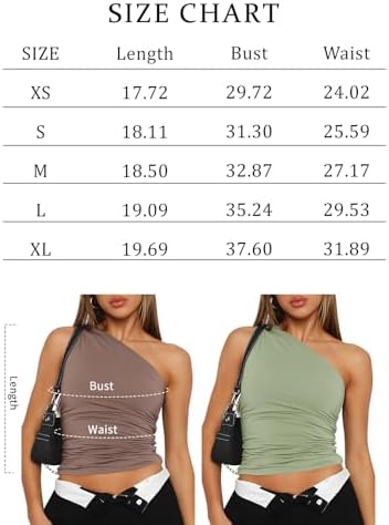 Review: Stylish Queen Womens One Shoulder Tank Tops - Must-Have Summer Apparel for 2024