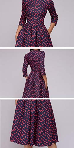 Vintage Elegance: Our Review of Simple Flavor Women's Floral Midi Dress