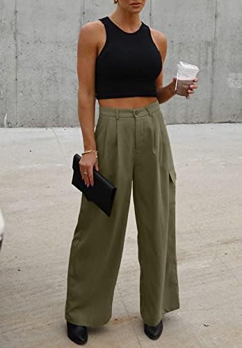 Review: Dokotoo Womens High Waisted Wide Leg Cargo Pants - Fashionable and Functional