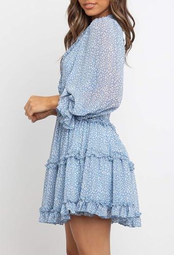 Floral Fabulous: Our Review of the Dokotoo Womens 2024 Deep V Neck Mini Dress