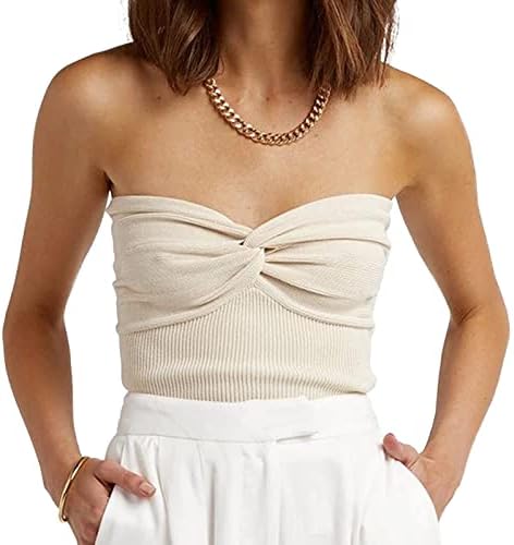 Review: EFAN Womens Twist Knot Tube Top - Y2K Chic for Summer