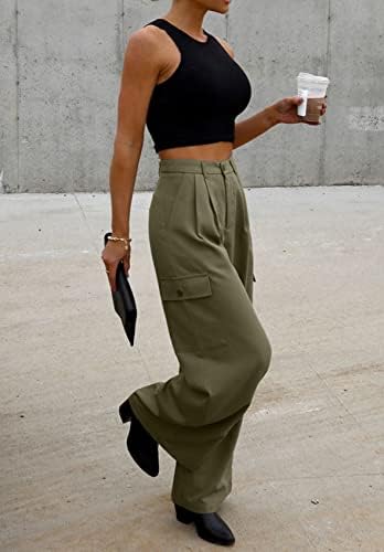 Review: Dokotoo Womens High Waisted Wide Leg Cargo Pants - Fashionable and Functional