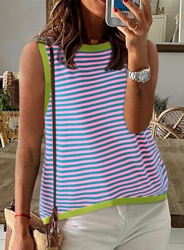 Summer Style Spotlight: Dokotoo Womens Striped High Neck Tank Top Review