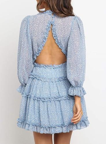 Floral Fabulous: Our Review of the Dokotoo Womens 2024 Deep V Neck Mini Dress