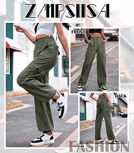 Exploring the Versatility of ZMPSIISA High Waisted Cargo Pants