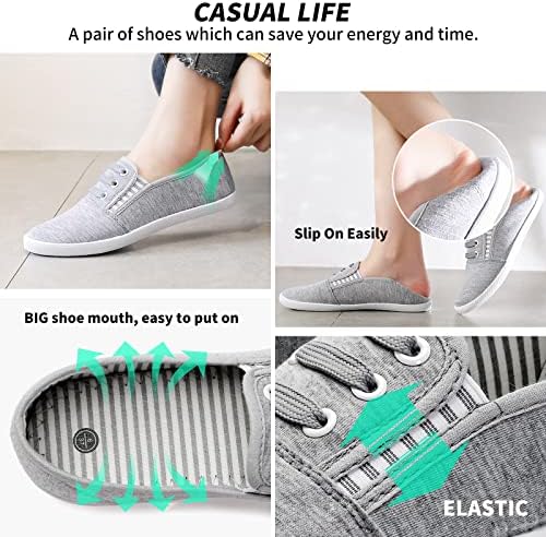 Step into Style: A Review of kufeiti Women's Canvas Slip On Sneakers