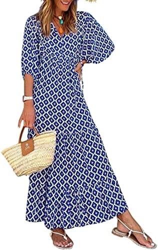 Dazzling Review of miduo Women's Bohemian Maxi Dress