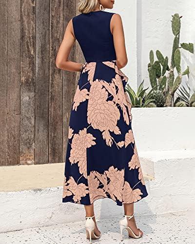 Review: BTFBM Women's Floral Ruffle Summer Midi Dress - Stylish & Versatile Fashion Find