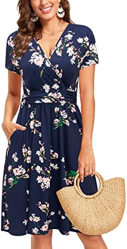 Breezy Summer Style: Newshows Women's⁣ 2024 Floral Midi Dress Review