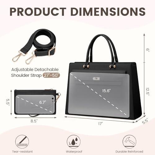 Chic Ease ‌& Elegance: LOVEVOOK Laptop Bag Review