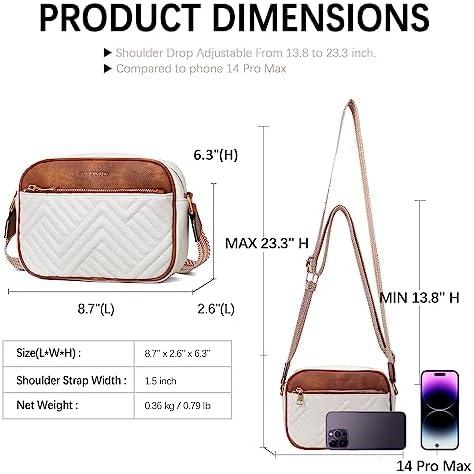 Quilted Crossbody Bags Review: Stylish Vegan Leather Purse with Wide Strap